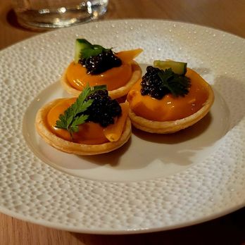 Lex Yard - Amuse Bouche - Carrot Puree was absolutely wonderful - New American Near Me - New York, New York