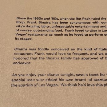 Sinatra - Italian Near Me - Las Vegas, Nevada Sinatra - Italian Near Me - Las Vegas, Nevada
