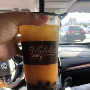 Bobaholics - sunset sherbet w/ boba - Bubble Tea Near Me - San Jose, California Bobaholics - sunset sherbet w/ boba - Bubble Tea Near Me - San Jose, California