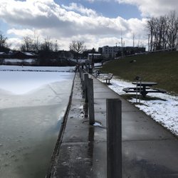 Muddy Waters Cafe - Canal port and walkway.