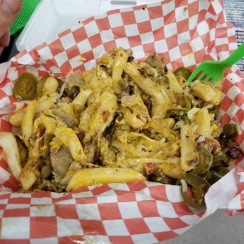 Yaba’s cafe - Surf and Turf fries... but they forgot the Surf...need to check my box next time - American Near Me - Reserve, Louisiana