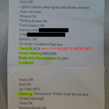 Be Auto Smart - My "Upsell" report with False claim of Transmission Problems. - Auto Repair Near Me - West Jordan, Utah