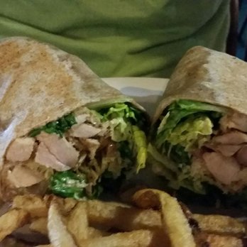 Jerry's Grille - Chicken Cesar wrap. Lots of chicken and lightly grilled on outside. Yum! - American Near Me - Jacksonville, Florida Jerry's Grille - Chicken Cesar wrap. Lots of chicken and lightly grilled on outside. Yum! - American Near Me - Jacksonville, Florida