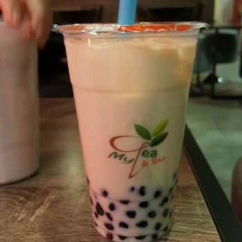 My Tea - Almond green tea boba - Bubble Tea Near Me - Phoenix, Arizona