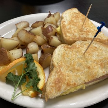 Scramblers Cafe - Breakfast Melt Specialty with spam and home fried potatoes - Breakfast & Brunch Near Me - Norco, California Scramblers Cafe - Breakfast Melt Specialty with spam and home fried potatoes - Breakfast & Brunch Near Me - Norco, California