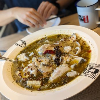 B2J Fish Soup - Small combo sized spicy sour fish soup - Szechuan Near Me - Gaithersburg, Maryland B2J Fish Soup - Small combo sized spicy sour fish soup - Szechuan Near Me - Gaithersburg, Maryland