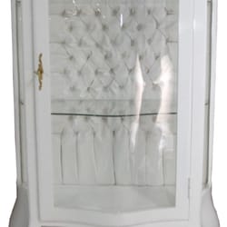 Casa Padrino - Barock Vitrine Weiß/Gold von Casa Padrino