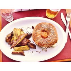 Buenos Aires Verde - Hamburguesa vegetariano con batatas