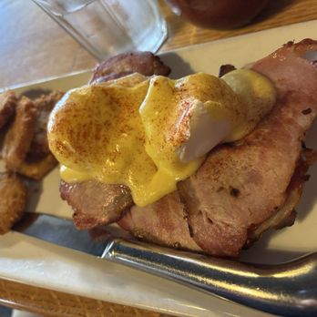 Beggar's Banquet - Eggs Bene (Bob) with Potato Cakes - Wine Bars Near Me - East Lansing, Michigan Beggar's Banquet - Eggs Bene (Bob) with Potato Cakes - Wine Bars Near Me - East Lansing, Michigan