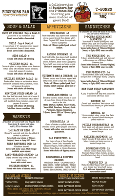Menu photo 1 Buckhorn Bar & Grill McGregor, MN Menu photo 1 Buckhorn Bar & Grill McGregor, MN
