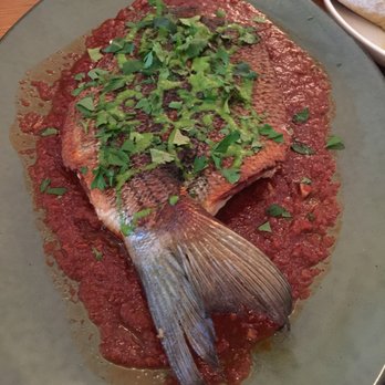 Saba - Sea Bass ($55) - Mediterranean Near Me - New Orleans, Louisiana Saba - Sea Bass ($55) - Mediterranean Near Me - New Orleans, Louisiana