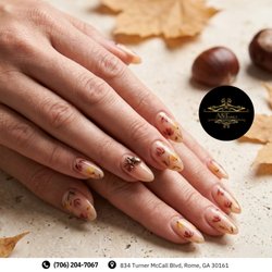 A & T Nails Salon - A Tiny Autumn Treat Today. Sometimes one fresh nail set is enough to make your whole day feel softer.  Book your nail time!