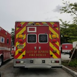 City of Sunrise Public Safety Building - Emergency vehicles