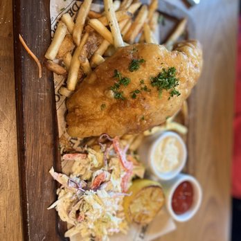 The Dearborn - Fish & Chips "Traditional" Icelandic Cod - New American Near Me - Chicago, Illinois
