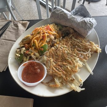 Tapester's Grill - Texas egg scramble - American Near Me - Houston, Texas