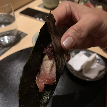 Omakase - Medium Toro that just slipped right in bursting with flavors - Sushi Bars Near Me - San Francisco, California Omakase - Medium Toro that just slipped right in bursting with flavors - Sushi Bars Near Me - San Francisco, California