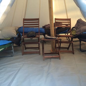 Under Canvas Glacier - Our tipi - Campgrounds Near Me - Coram, Montana