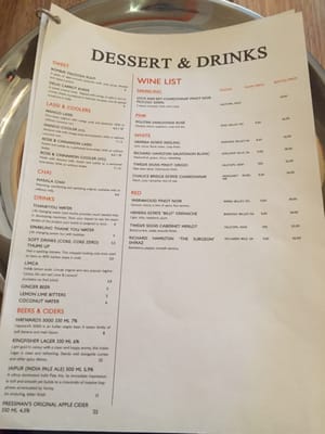 Menu photo 1 Mukka Indian Restaurant Melbourne, VIC Menu photo 1 Mukka Indian Restaurant Melbourne, VIC