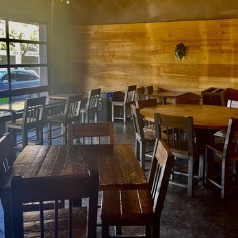 North Forty Beer - October 1, 2024 - Tables, and a nice wood decor. - Brewpubs Near Me - Roseburg, Oregon North Forty Beer - October 1, 2024 - Tables, and a nice wood decor. - Brewpubs Near Me - Roseburg, Oregon