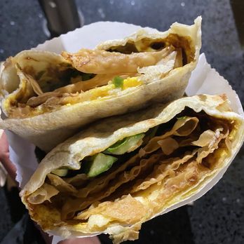 Bing Mi - Fried Tofu Loaded Jianbing - Food Trucks Near Me - Portland, Oregon