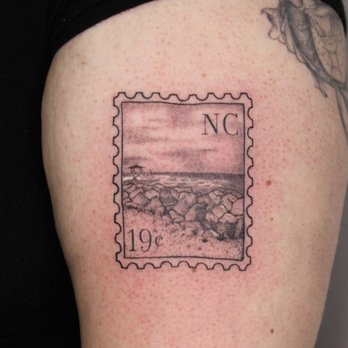 Royal Artware - Fort Fisher Postage Stamp - Tattoo Near Me - Wilmington, North Carolina Royal Artware - Fort Fisher Postage Stamp - Tattoo Near Me - Wilmington, North Carolina