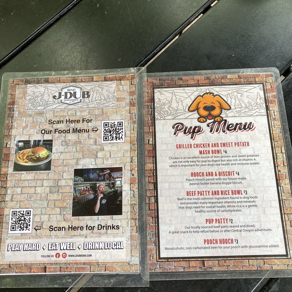 J DUB - Pup menu - Breakfast & Brunch Near Me - Bend, Oregon J DUB - Pup menu - Breakfast & Brunch Near Me - Bend, Oregon