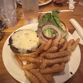 The Black Cow - Burger & fries (no tomato, pickles) - American Near Me - Columbus, Georgia The Black Cow - Burger & fries (no tomato, pickles) - American Near Me - Columbus, Georgia