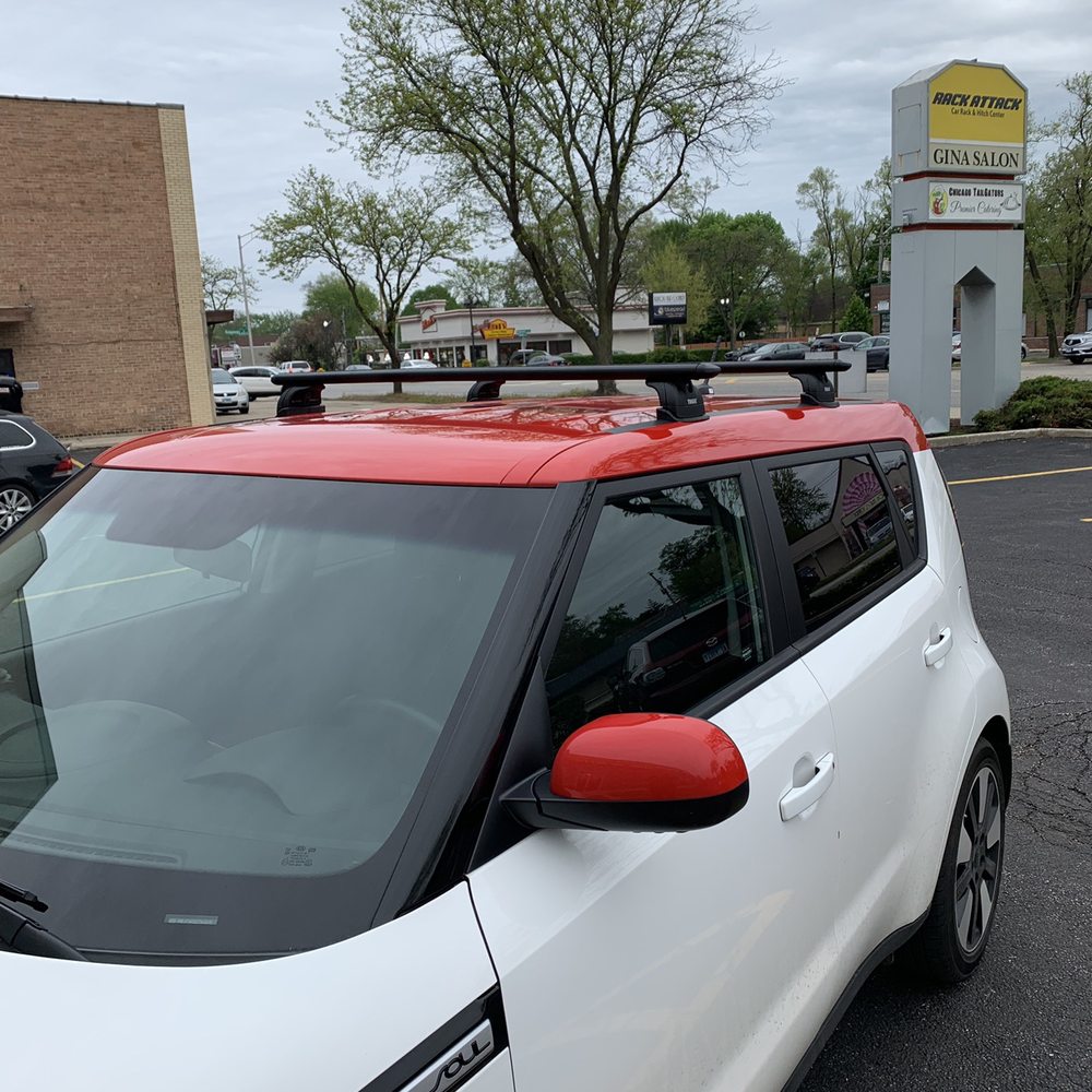 Newly installed Thule roof rack Newly installed Thule roof rack