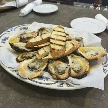 Rizzuto's Prime - The lunch charbroiled  oysters - Seafood Near Me - New Orleans, Louisiana