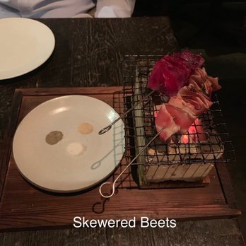 Dirt Candy - DIY beet yakitori anyone?  Amazing that beets are this versatile. - Vegetarian Near Me - New York, New York