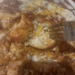 Undercooked enchiladas Undercooked enchiladas