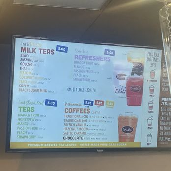 BAMBU - Menu 1/31/2026 - Bubble Tea Near Me - Sacramento, California