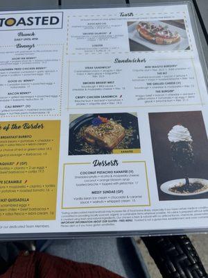 Menu photo 7 Toasted Imperial Beach Imperial Beach, CA