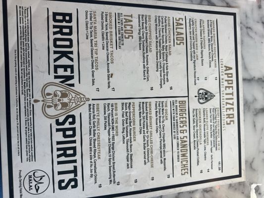 Menu photo 2 Broken Spirits Distillery Long Beach, CA Menu photo 2 Broken Spirits Distillery Long Beach, CA