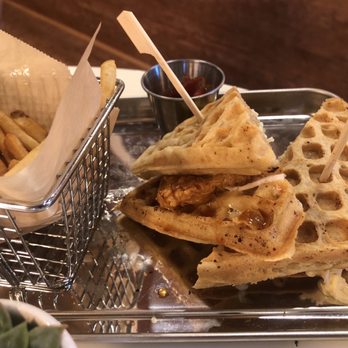Cultivate Plant-Based Eatery - "Chicken" & Waffles Sandwich - Vegan Near Me - Rahway, New Jersey Cultivate Plant-Based Eatery - "Chicken" & Waffles Sandwich - Vegan Near Me - Rahway, New Jersey