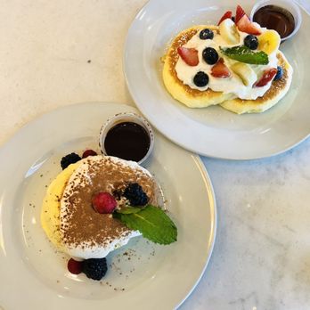 Fluffy Fluffy Dessert Cafe - Signature soufflé (top) and tiramisu soufflé (bottom) - Desserts Near Me - Duluth, Georgia Fluffy Fluffy Dessert Cafe - Signature soufflé (top) and tiramisu soufflé (bottom) - Desserts Near Me - Duluth, Georgia