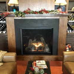 White Caps Winery - Cozy seating by the fireplace