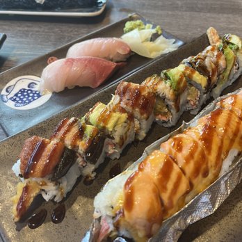 Sushi Pro - Yellowtail, Eel roll, and baked lion roll - Japanese Near Me - San Jose, California Sushi Pro - Yellowtail, Eel roll, and baked lion roll - Japanese Near Me - San Jose, California