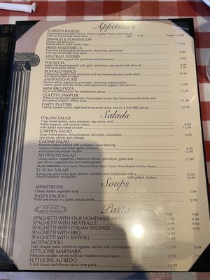 Menu photo 2 Coletta's Italian Restaurant Memphis, TN Menu photo 2 Coletta's Italian Restaurant Memphis, TN