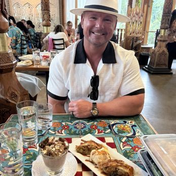 Boulder Dushanbe Teahouse - Chocolate espresso mousse Austrian apple streusel - Tea Rooms Near Me - Boulder, Colorado