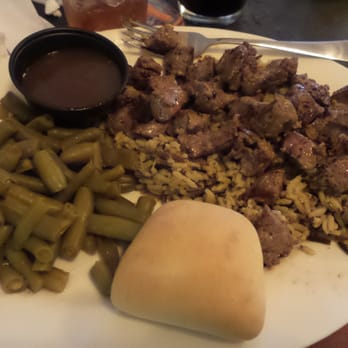 Cleveland Draft House - Garner - Amazing beef tips with wild rice and green beans. I highly recommend it - Burgers Near Me - Garner, North Carolina Cleveland Draft House - Garner - Amazing beef tips with wild rice and green beans. I highly recommend it - Burgers Near Me - Garner, North Carolina