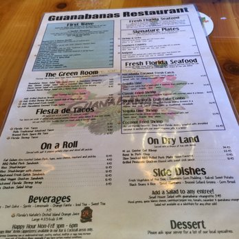 Guanabanas - The menu - Seafood Near Me - Jupiter, Florida Guanabanas - The menu - Seafood Near Me - Jupiter, Florida