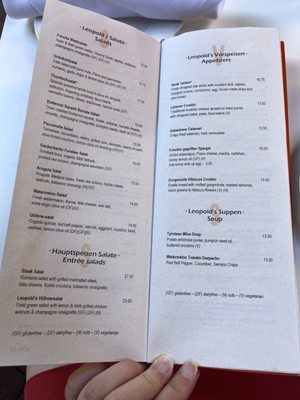 Menu photo 2 Kafe Leopold Washington, DC, DC