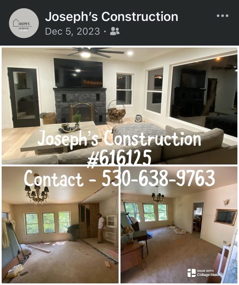 Slide of Joseph’s Construction