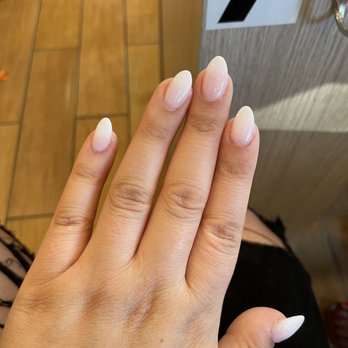 Heavenly Nails & Spa - Amy killed it!! She did such a nice job with both the ombré and the shape. And everyone there is so nice! - Nail Salons Near Me - Glenview, Illinois