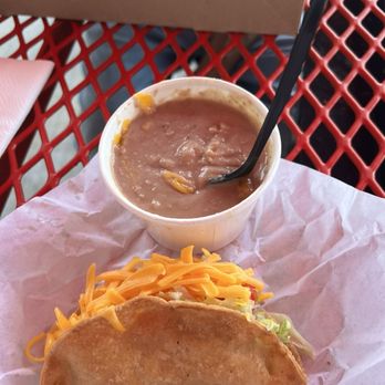 Lupe's Burritos - Taco de Papa Side Order of Beans & Cheese - Food Stands Near Me - Los Angeles, California Lupe's Burritos - Taco de Papa Side Order of Beans & Cheese - Food Stands Near Me - Los Angeles, California