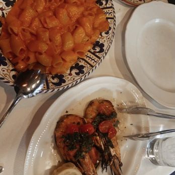Carbone - Spicy Rigatoni Vodka & Jumbo Shrimp Scampi - Italian Near Me - New York, New York