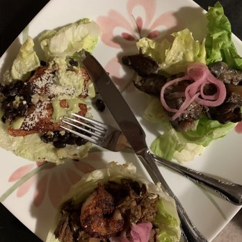 Taco Rock - Land and sea taco, wild mushrooms taco, blackened salmon taco - Tacos Near Me - Alexandria, Virginia