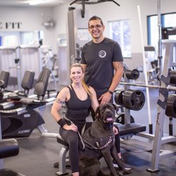 Corso Fitness - Corso Fitness Owners and Mascot, Mazel