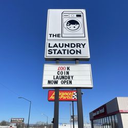 The Laundry Station - Sign